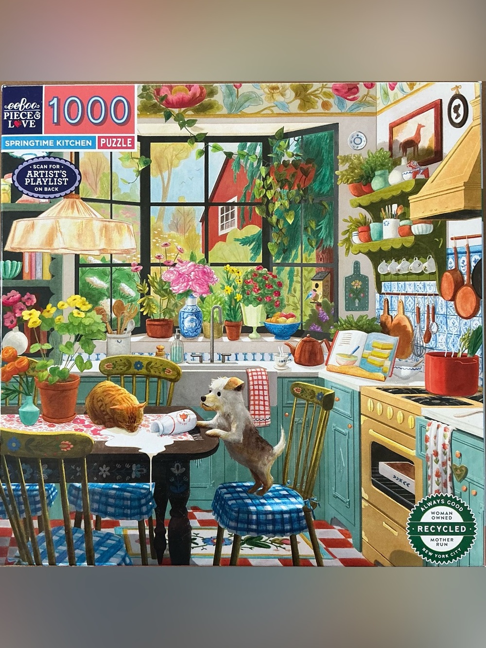 Eeboo “Springtime Kitchen” 1000 piece puzzle